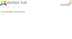 Desktop Screenshot of distilledhub.com